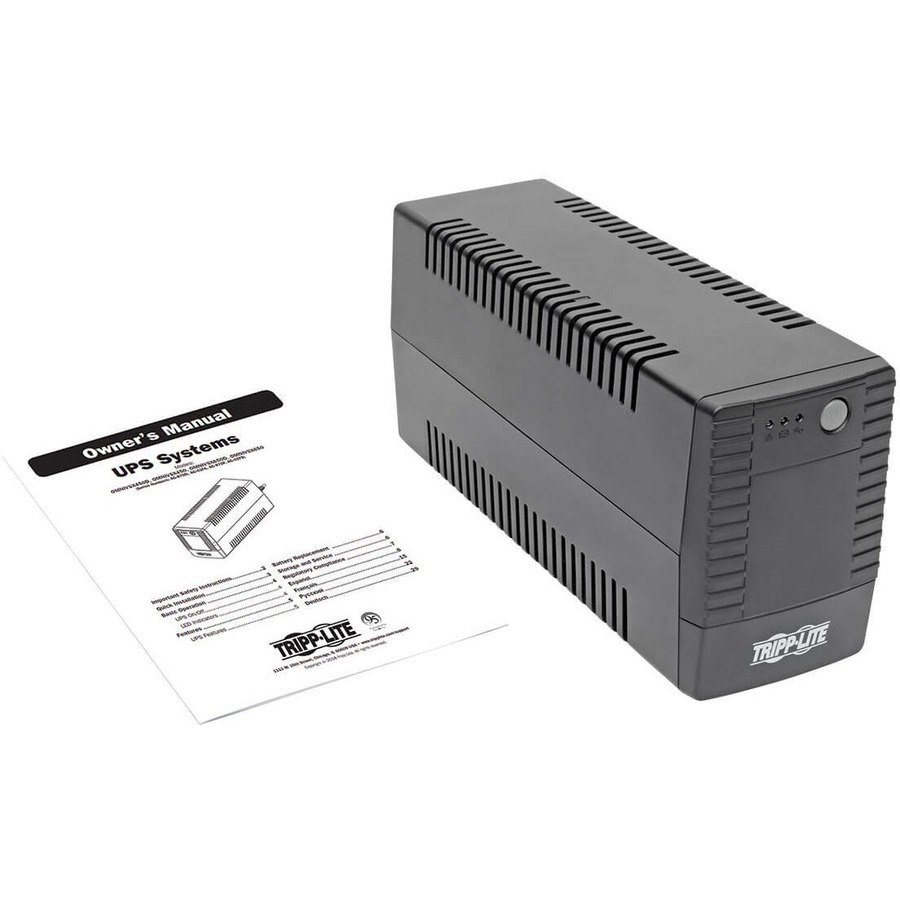 Tripp Lite by Eaton Line Interactive UPS, Schuko CEE 7/7 (2) - 230V, 450VA, 240W, Ultra-Compact Design