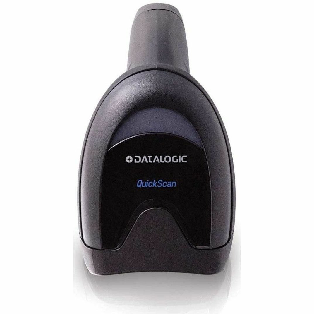 Datalogic QuickScan QM2500 Retail, Commercial Service, Hospitality, Transportation, Government, Laboratory Handheld Barcode Scanner Kit - Wireless Connectivity - Black - USB Cable Included