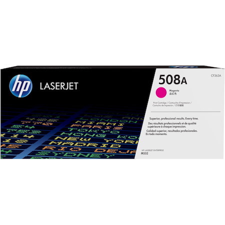HP 508A (CF363A) Original Laser Toner Cartridge - Single Pack - Magenta - 1 Each