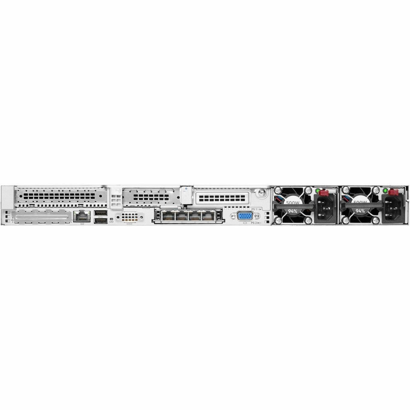 HPE ProLiant DL360 G10 Plus 1U Rack Server - 1 Xeon Silver 4314 2.40 GHz - 32 GB RAM - 12Gb/s SAS Controller