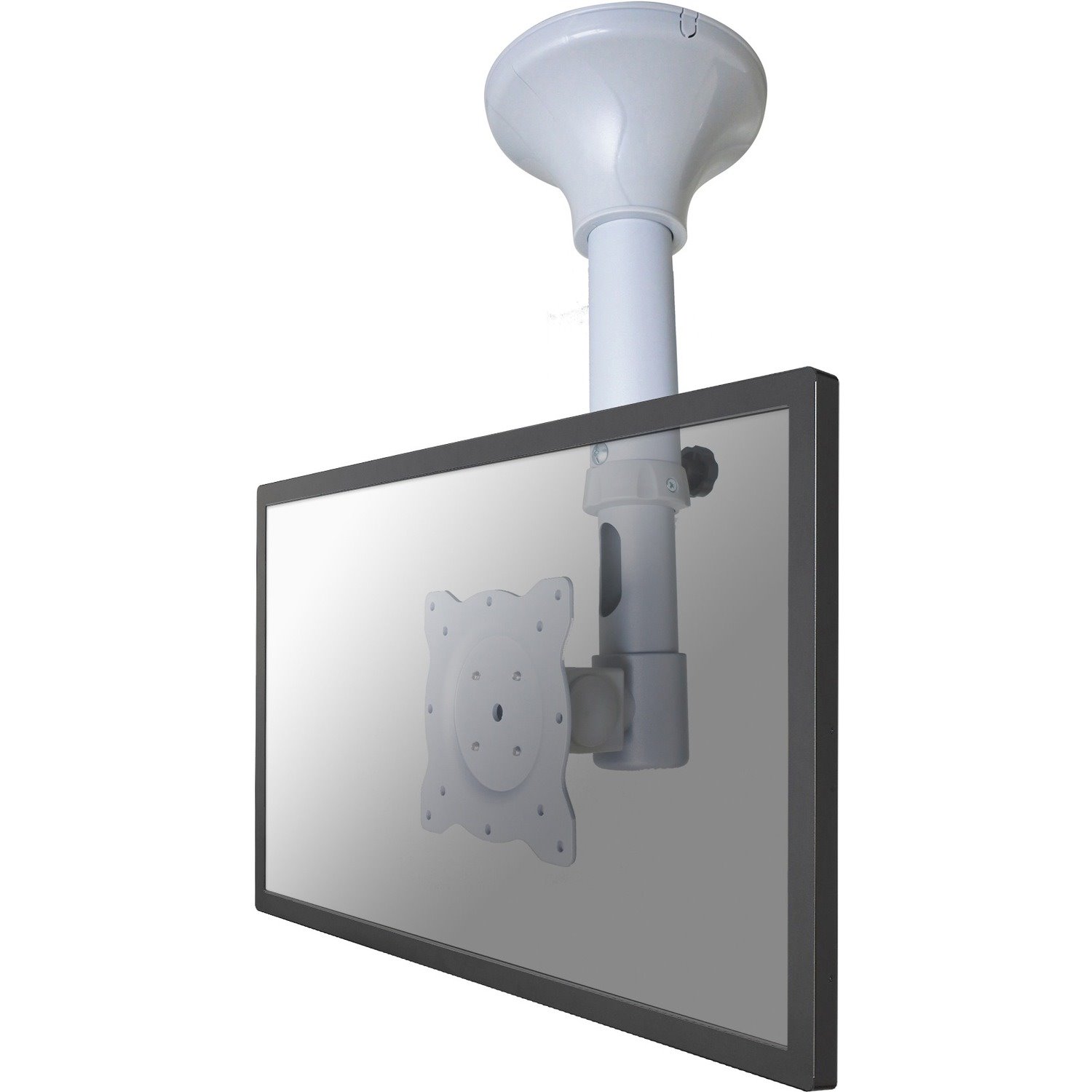 Newstar TV/Monitor Ceiling Mount for 10"-30" Screen, Height Adjustable - Silver