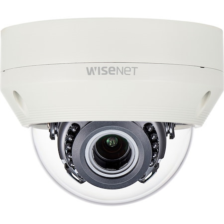 Wisenet HCV-6070R 2 Megapixel Indoor/Outdoor Full HD Surveillance Camera - Color - Dome - Ivory