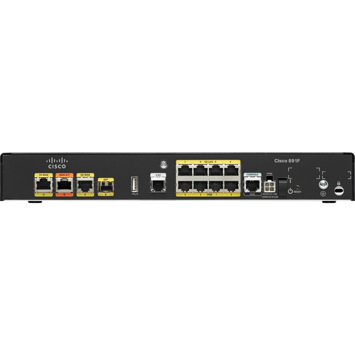 Cisco 891F Gigabit Ethernet Security Router with SFP