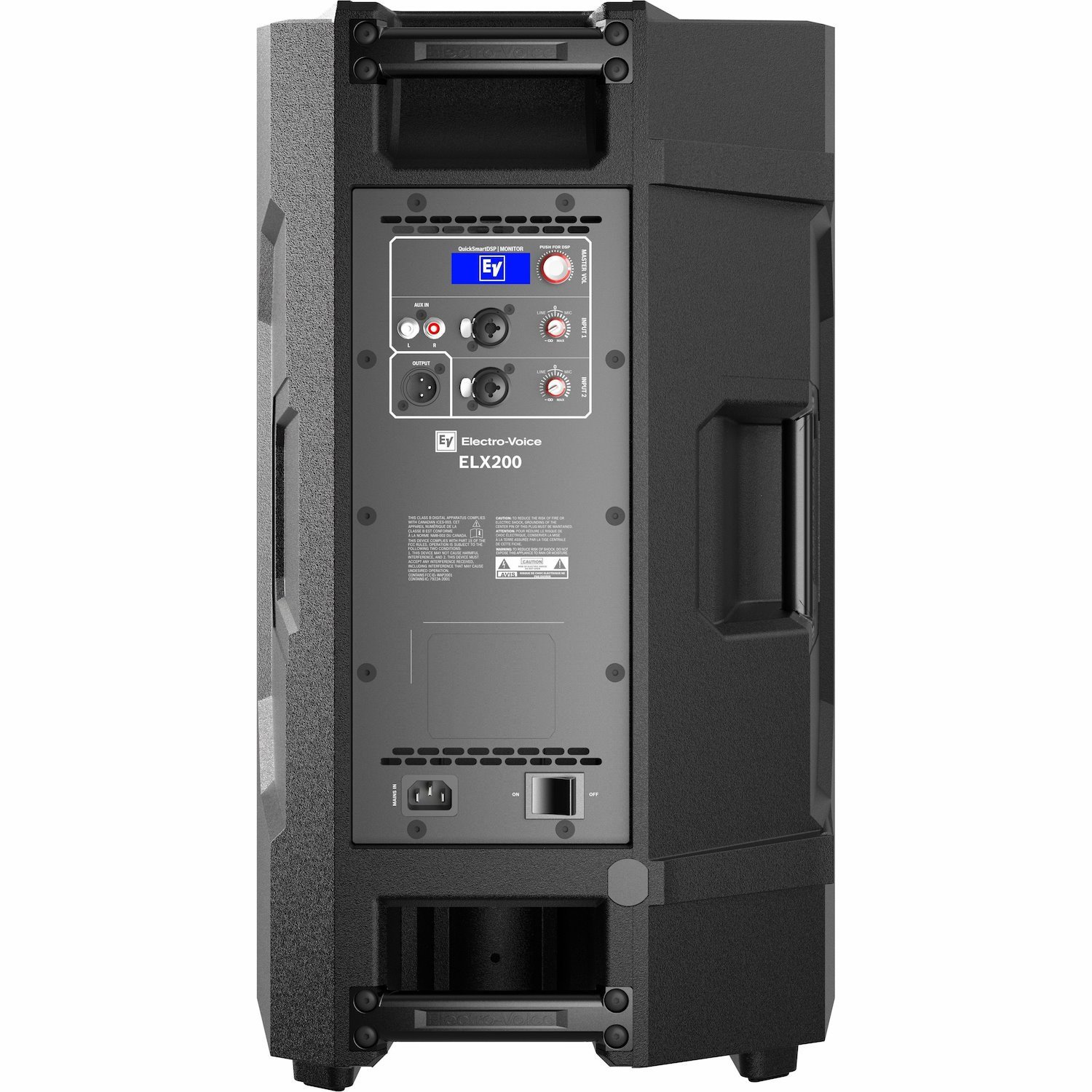 Electro-Voice ELX200-12P Portable Bluetooth Speaker System - 1200 W RMS - Black