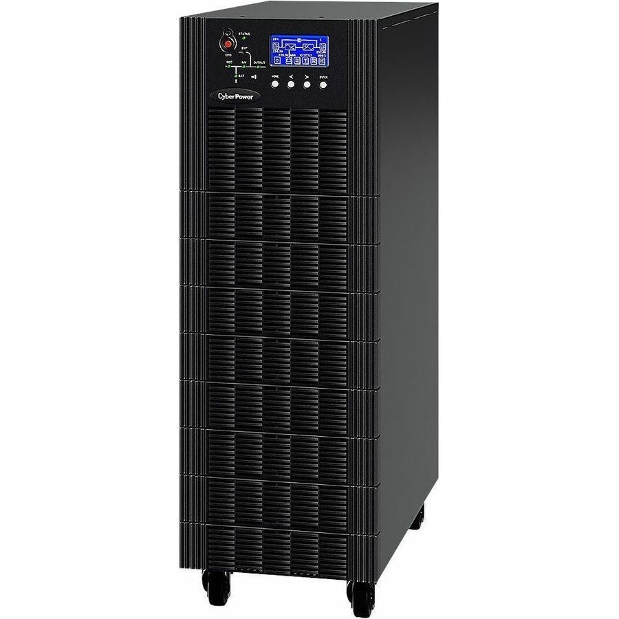 CyberPower Tower UPS HSTP3T20KE BLACK Three phase in / three phase out 20KVA tower UPS 20KVA 400/230VAC 3PHASE SMART TOWER UPS, without batteries-2 Year RTB WTY