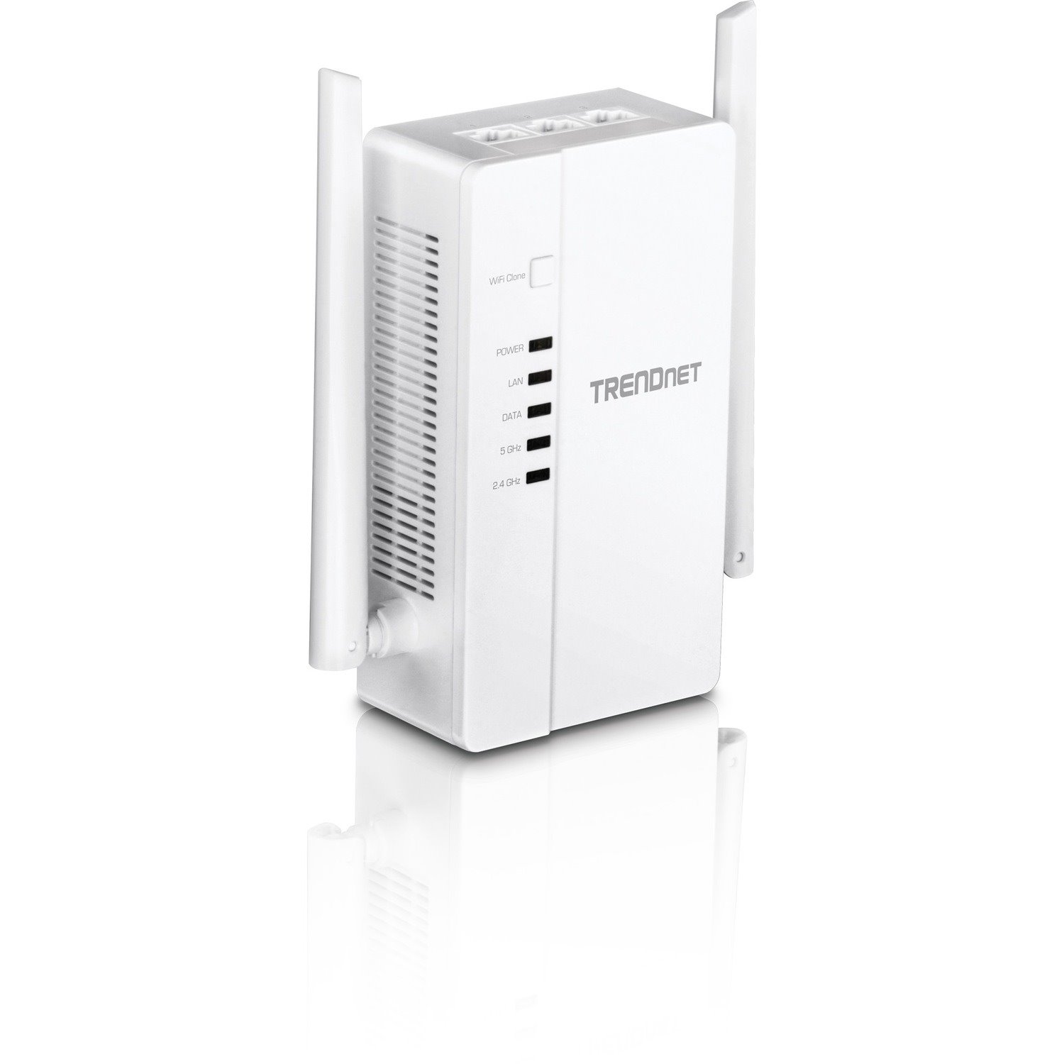 TRENDnet Wi-Fi Everywhere Powerline 1200 AV2 AC1200 Wireless Access Point, Expand Your Wireless Coverage, Built-in Concurrent Dual-Band, 3 x Gigabit Ports, MIMO, Beamforming, White, TPL-430AP