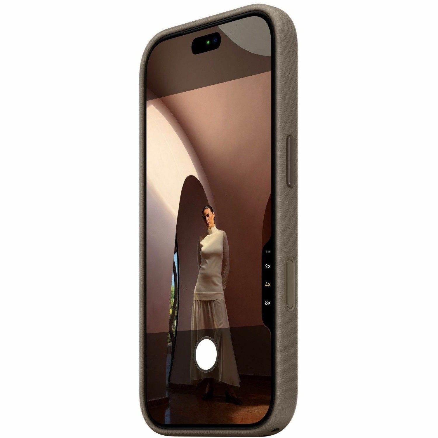 Apple Techwoven Case Magsfe Iphone18pro Taupe