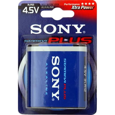 Sony Stamina 3LR12 Battery - Alkaline - 1