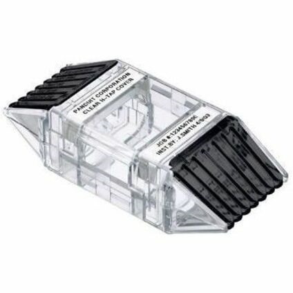 Panduit StructuredGround CLRCVR3-1 Cover, 3-1, Clear/Black, Polycarbonate/Polypropylene