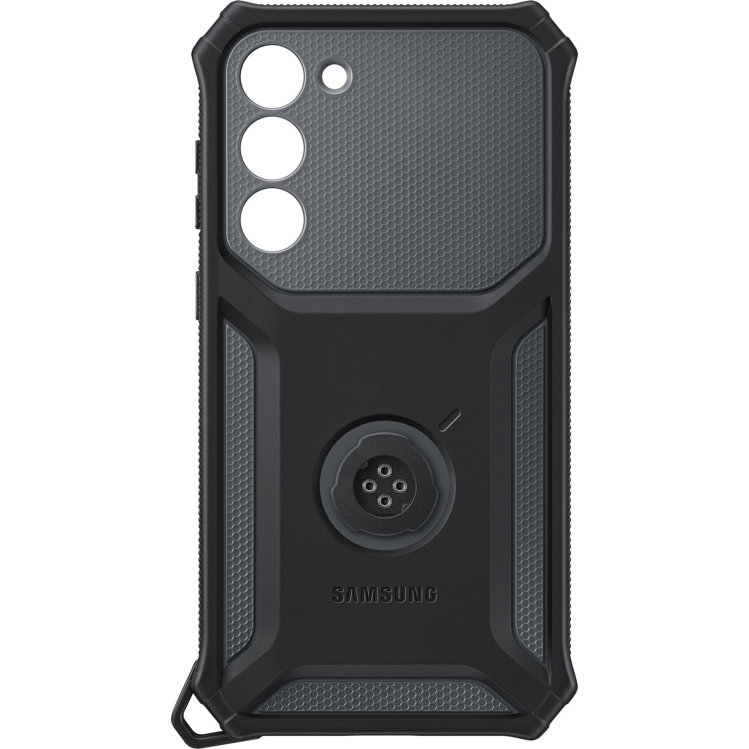 Samsung Rugged Case for Samsung Galaxy S23+ Smartphone, Credit Card, Card - Black - 1
