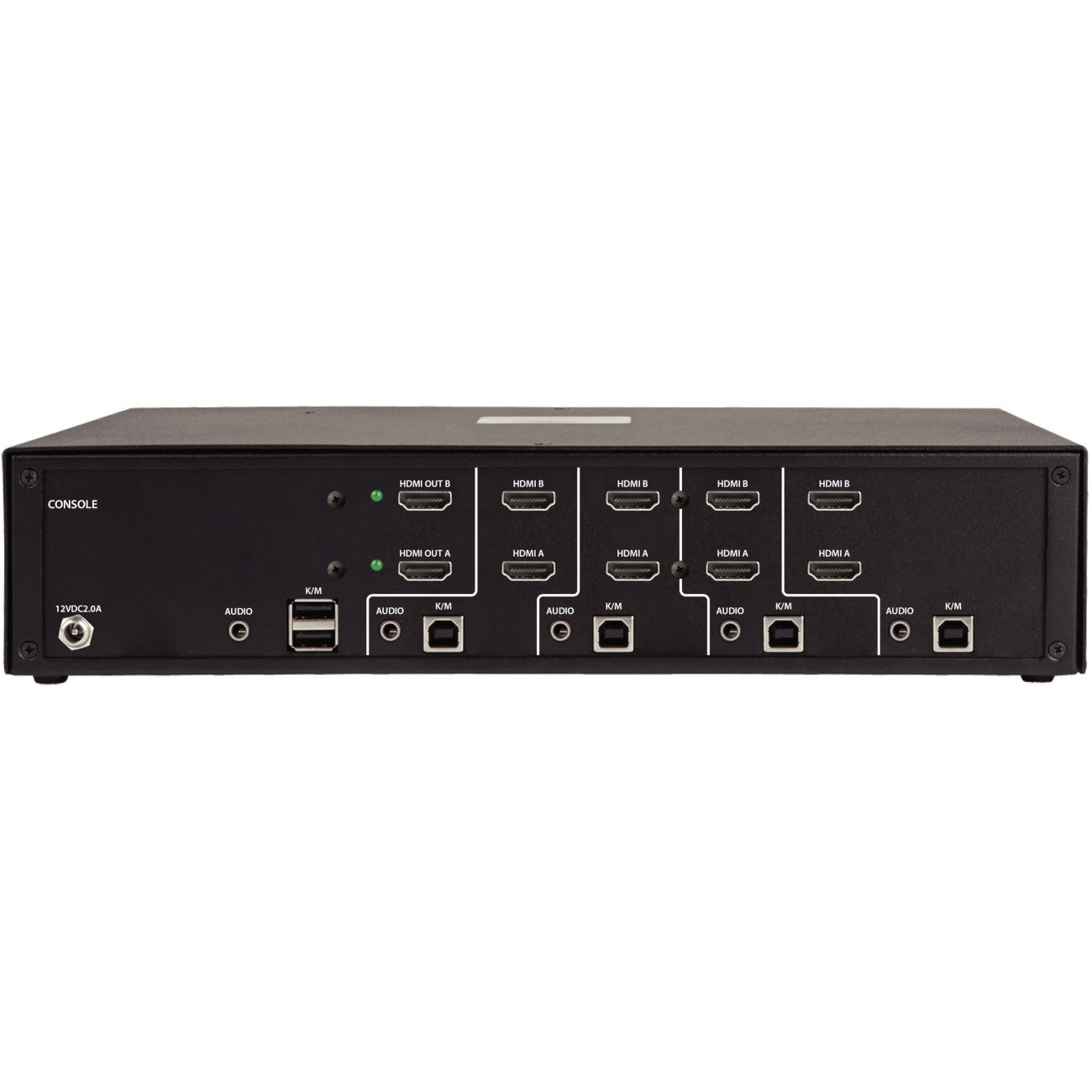 Tripp Lite by Eaton 4-Port Dual-Monitor Secure KVM Switch, HDMI, 4K, NIAP PP3.0, Audio, TAA