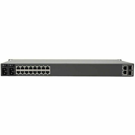 Eaton Tripp Lite Series 16-Port Console Server, USB Ports (2) - 4G LTE, Dual GbE NIC, 16Gb Flash, SD Card, Wi-Fi, Desktop/1U Rack, TAA