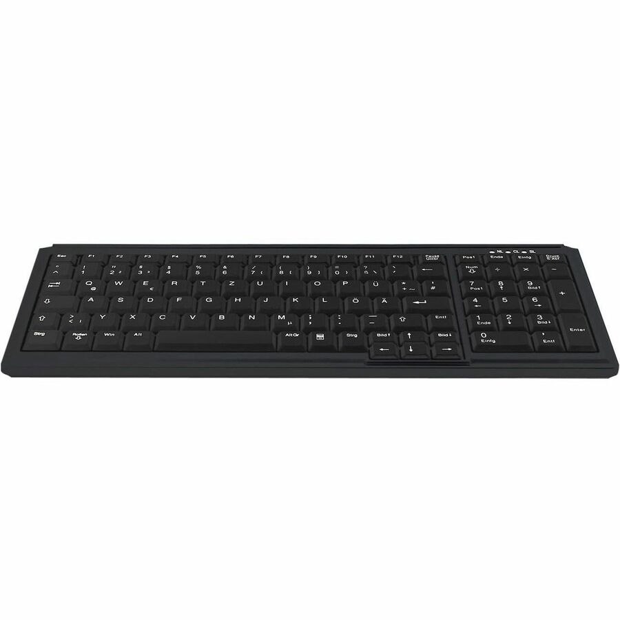 Active Key Keyboard - Cable Connectivity - PS/2 Interface - English (US) - Black