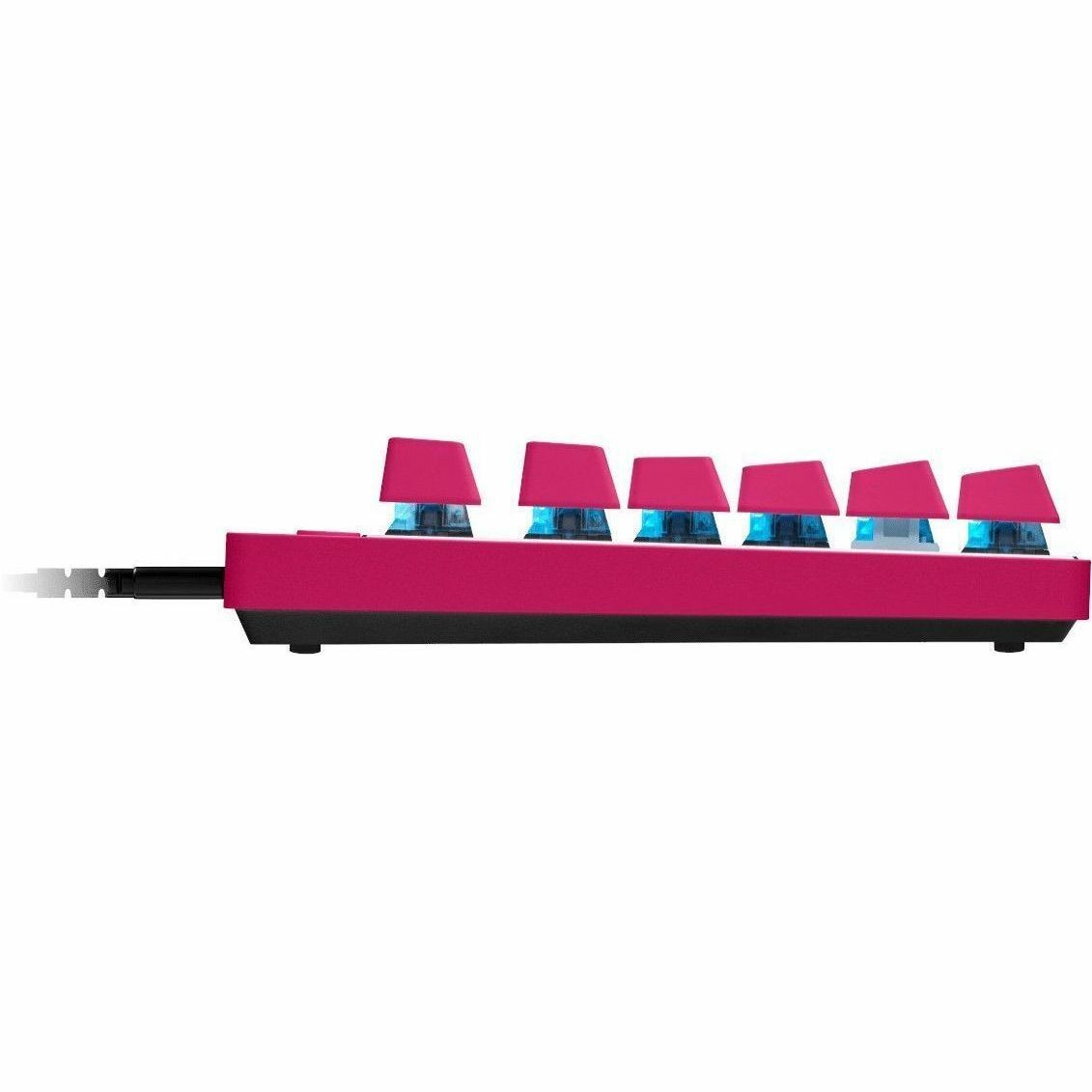 Logitech G PRO X TKL RAPID Gaming-toetsenbord - Tenkeyless - Kabel Verbinding - USB Interface - RGB LED - Engels (US) - QWERTY indeling - Roze