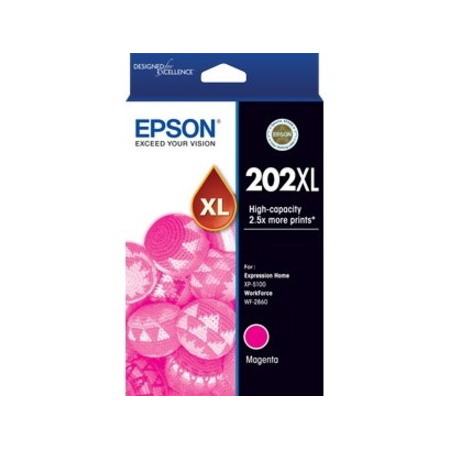 Epson 202XL Original High Yield Inkjet Ink Cartridge - Magenta - 1 Pack