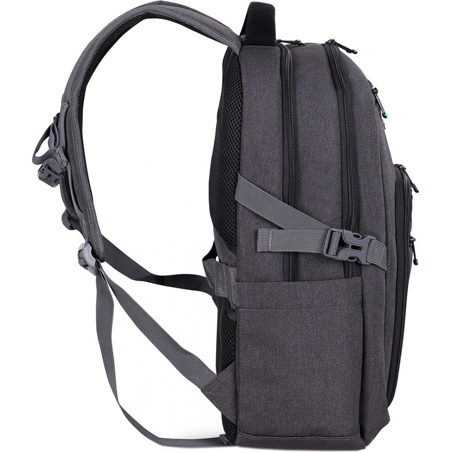 Urban Factory Carrying Case (Backpack) for 26.7 cm (10.5") to 43.9 cm (17.3") Notebook, Tablet, Smartphone - Grey/Black