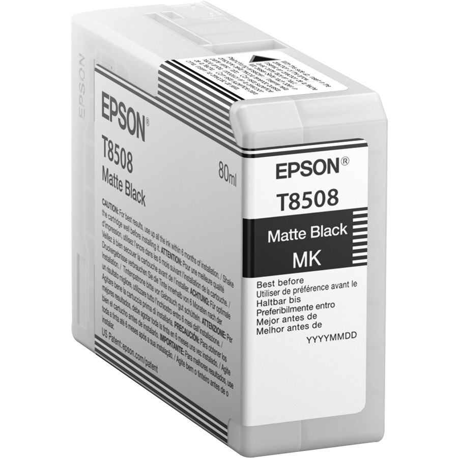 Epson UltraChrome HD T8508 Original Inkjet Ink Cartridge - Matte Black - 1 Pack