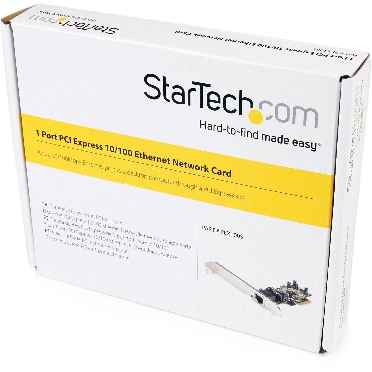 StarTech.com 1 Port PCIe Ethernet Network Card