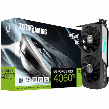 Zotac NVIDIA GeForce RTX 4060 Ti Graphic Card - 8 GB GDDR6