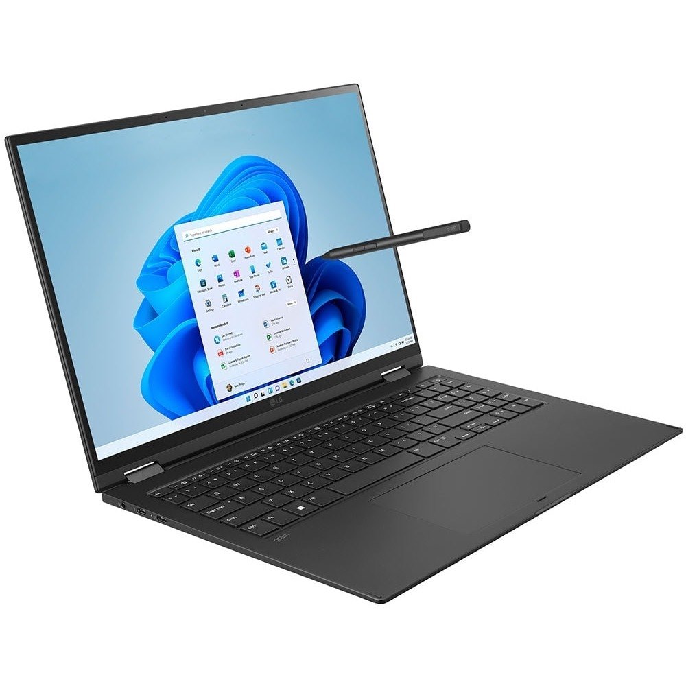 LG gram 16T90Q-K.AA75A9 16" Touchscreen Convertible 2 in 1 Notebook - WQXGA - Intel Core i7 12th Gen i7-1260P - Intel Evo Platform - 16 GB - 512 GB SSD - English, French Keyboard