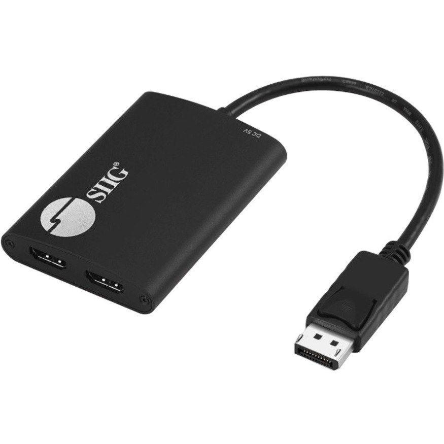 SIIG 4K 1x2 DisplayPort 1.2 to HDMI MST Splitter