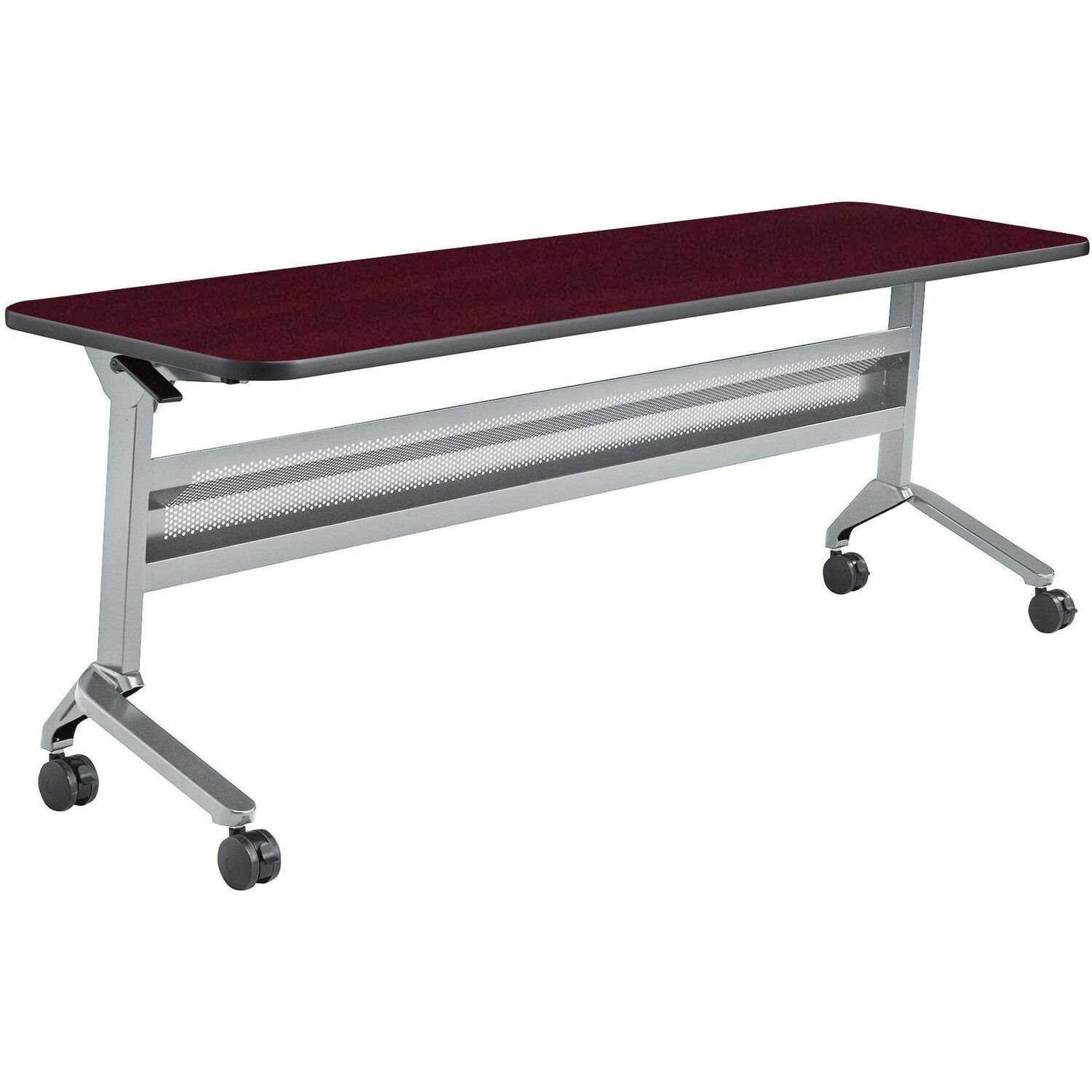 Mayline Flip-N-Go 24 x 72" Rectangular Training Table, LPL