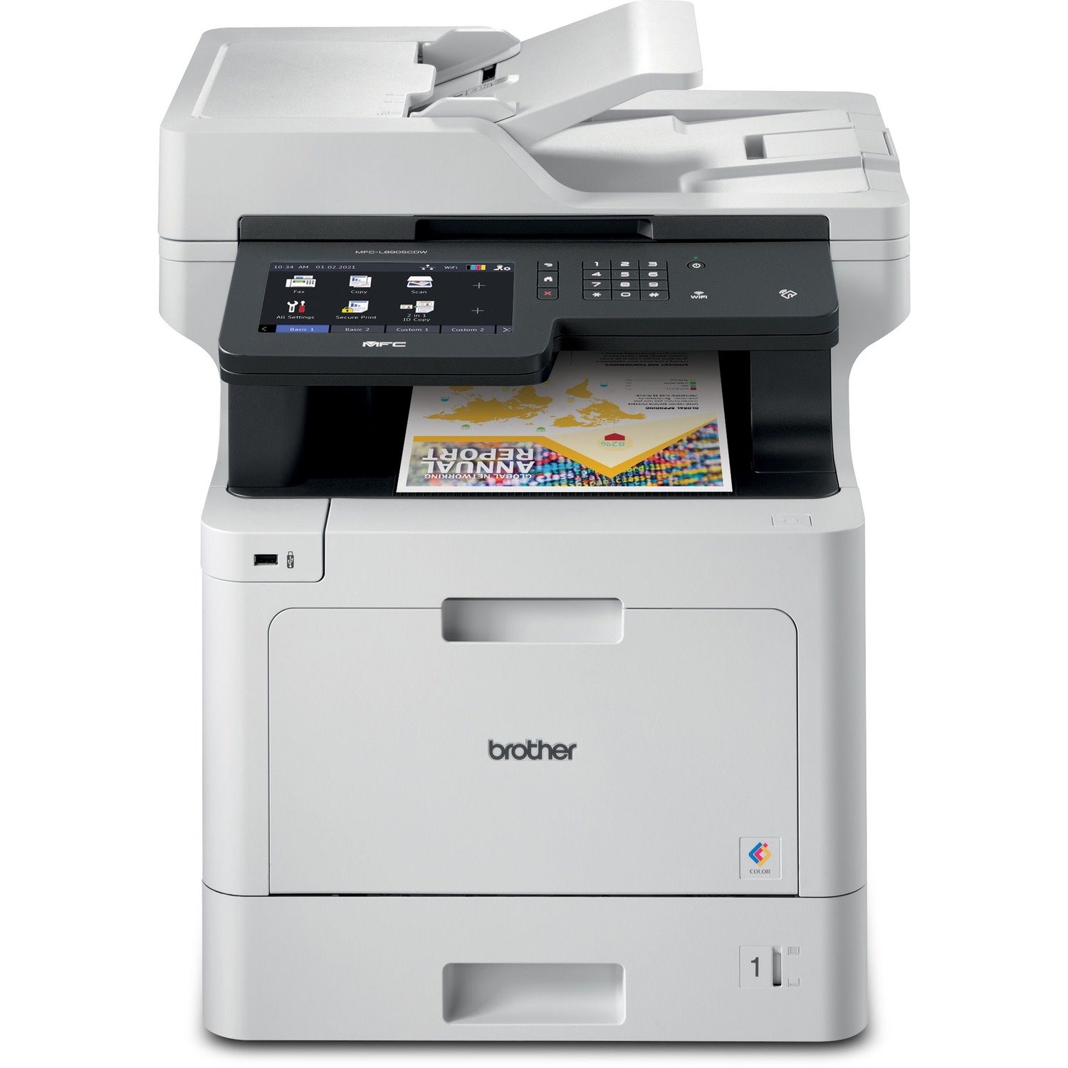 Brother MFC-L8905CDW Wireless Laser Multifunction Printer - Color