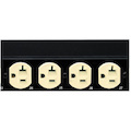 Eaton Basic rack PDU, 0U, L21-30P input, 8.6 kW max, 120/208V, 24A, 10 ft cord, Three-phase, TAA compliant, Outlets: (24) 5-20R