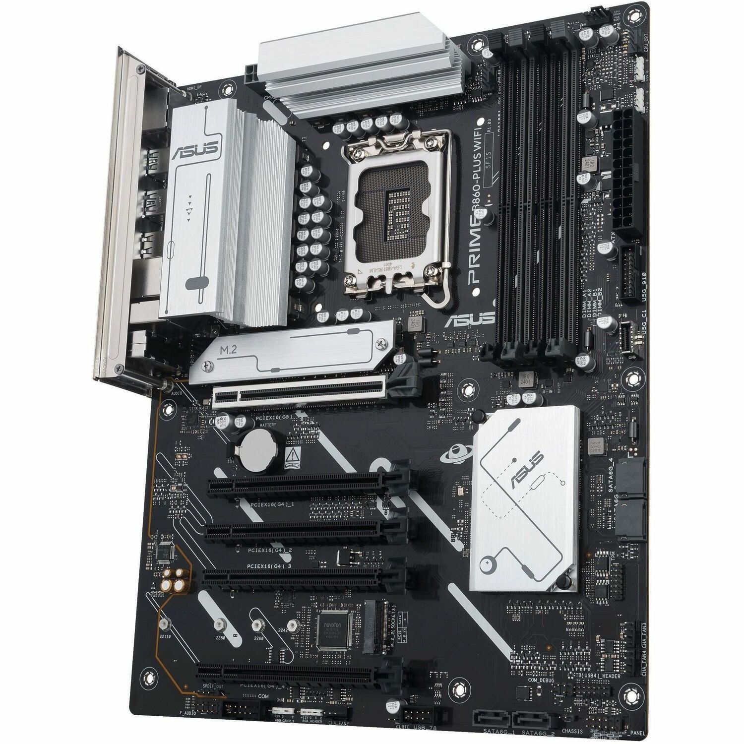 Asus Prime B860-PLUS WIFI Desktop Motherboard - Intel B860 Chipset - Socket LGA-1851 - ATX