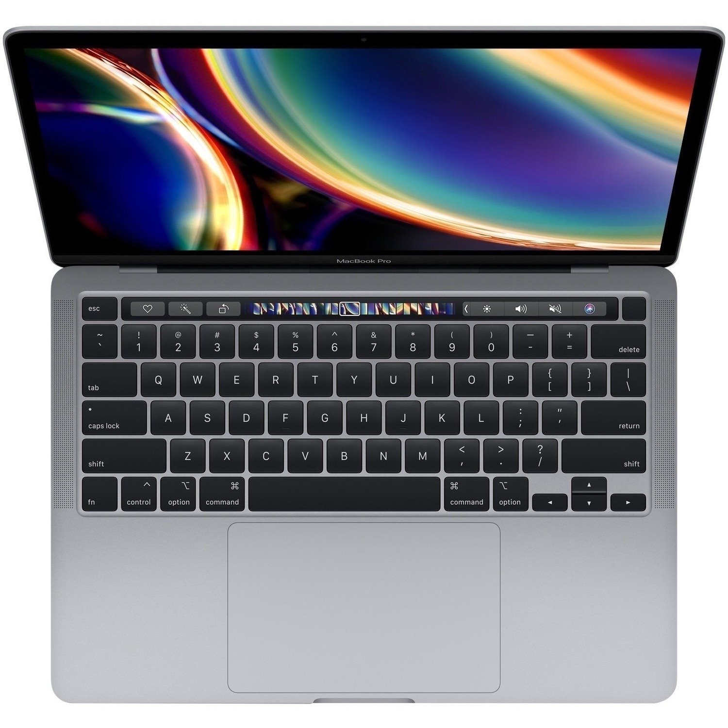 MacBook Pro 13.3-Inch with Touch Bar - Space Grey / 2.0GHZ Quad-Core 10th-Gen I5 / 16GB / 512GB SSD / Intel Iris Plus / Force Touch Trackpad / Four Thunderbolt 3 Ports / Backlit Magic Keyboard (EN)