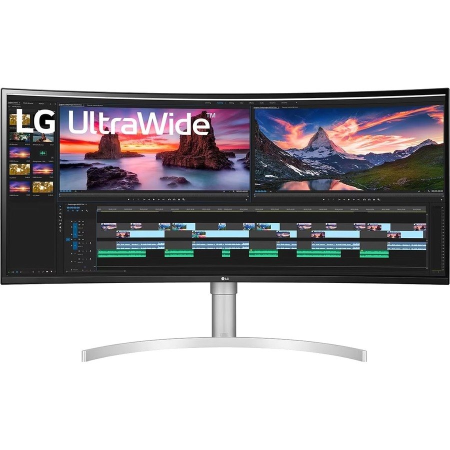 LG Ultrawide 38WN95CP-W 38" Class UW-QHD+ Curved Screen LCD Monitor - 21:9