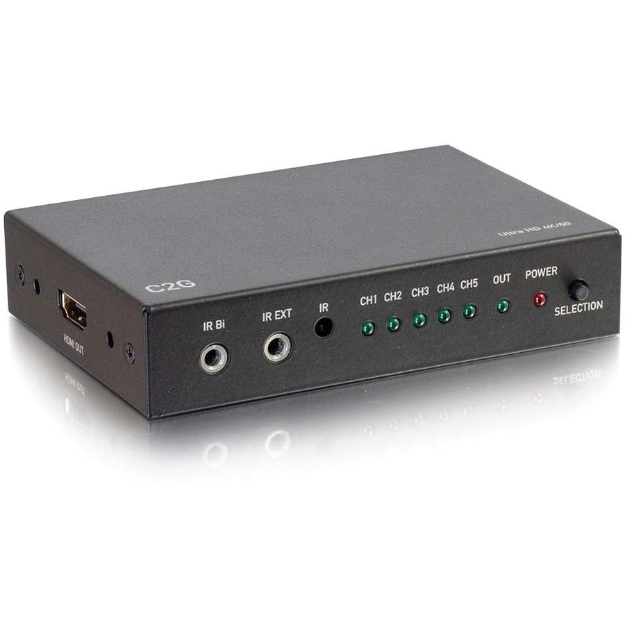 C2G 4K HDMI Selector Switch - UltraHD HDMI Switch - 5x1