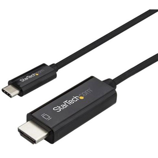 StarTech.com 10ft (3m) USB C to HDMI Cable - 4K 60Hz USB Type C DP Alt Mode to HDMI 2.0 Video Display Adapter Cable -Works w/Thunderbolt 3