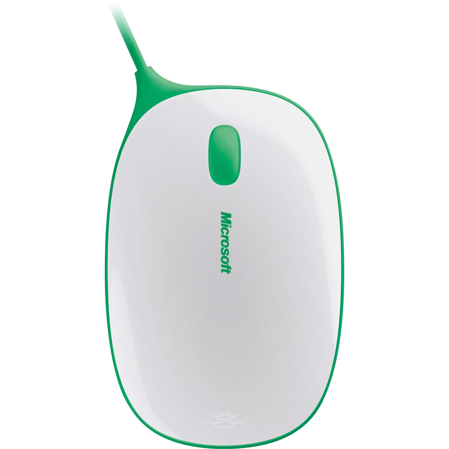 Microsoft Express Mouse - USB - BlueTrack - 3 Button(s) - 3 Programmable Button(s) - Green, White