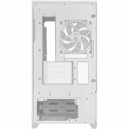 Asus ASUS Prime AP202 ARGB Computer Case - Micro ATX, Mini ITX Motherboard Supported - Tempered Glass - White