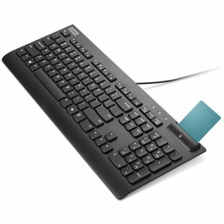 Lenovo Keyboard - Cable Connectivity - USB Type A Interface - English (UK) - Black
