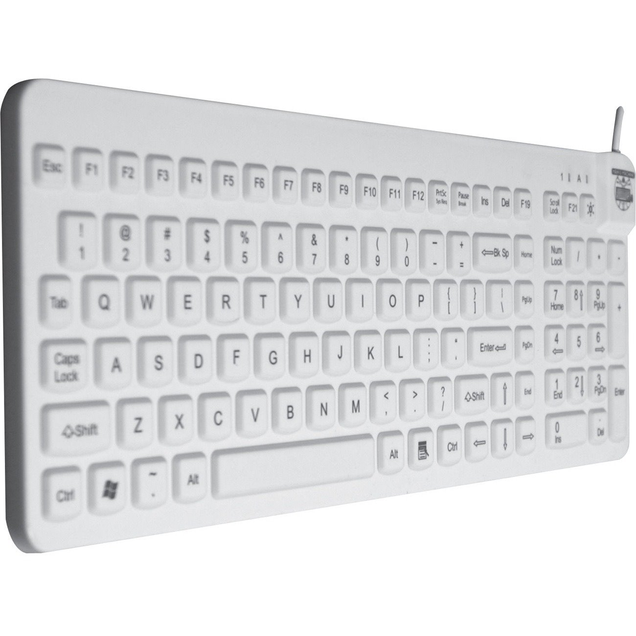 Man & Machine Premium Full Size Waterproof Disinfectable Keyboard