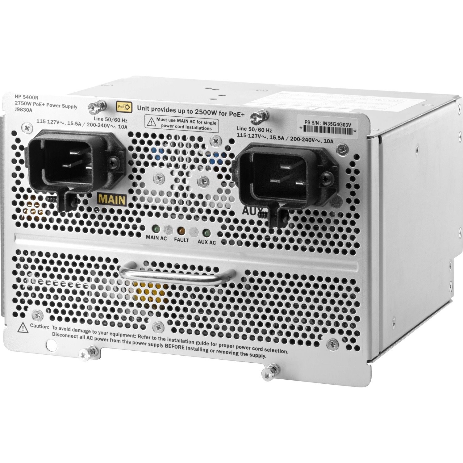 HPE 5400R 700W PoE+ zl2 Power Supply