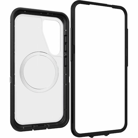 OtterBox Defender Series XT Rugged Case for Samsung Galaxy S25 Smartphone - Dark Side (Clear/Black)