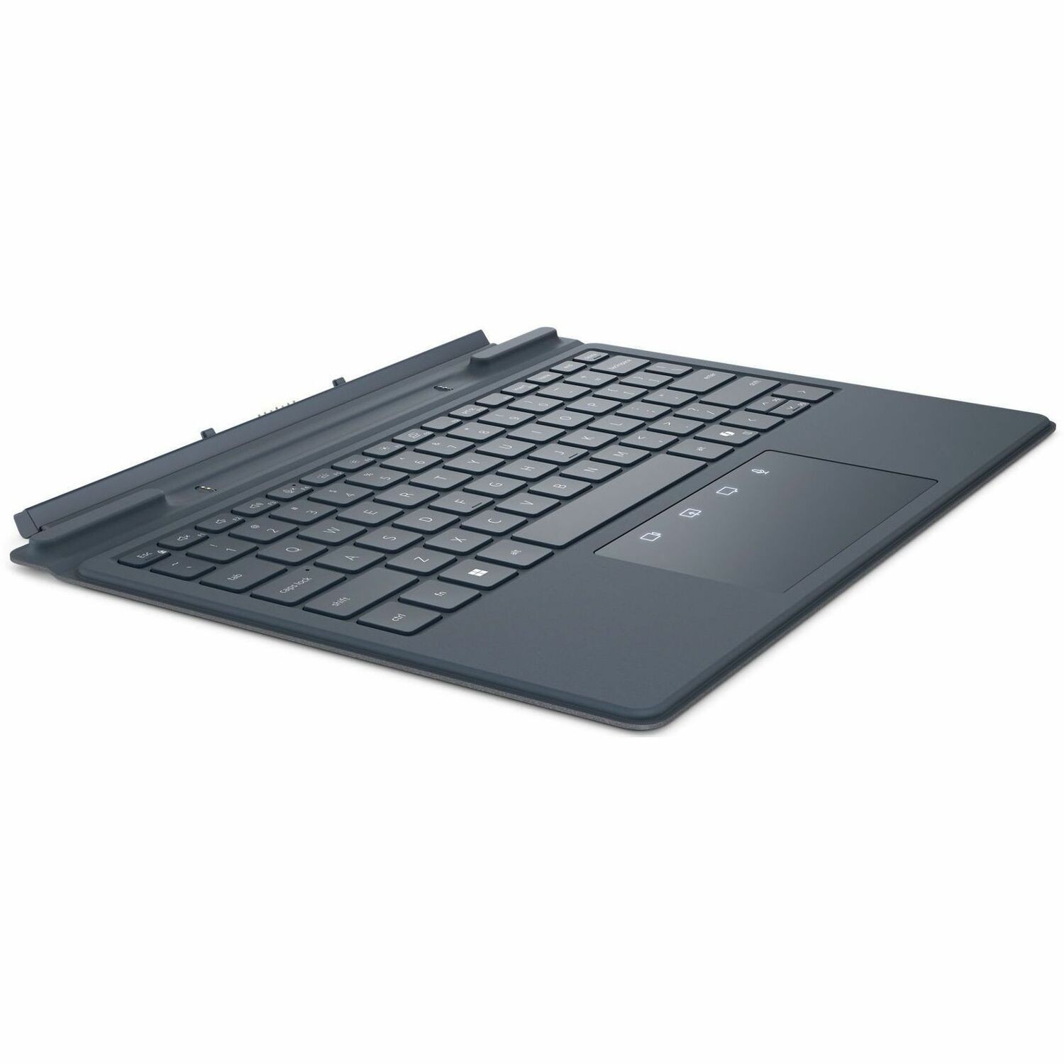 Dell Keyboard - Docking Connectivity - Pogo Pin Interface - TouchPad - English (UK) - QWERTY Layout - River Solid Light