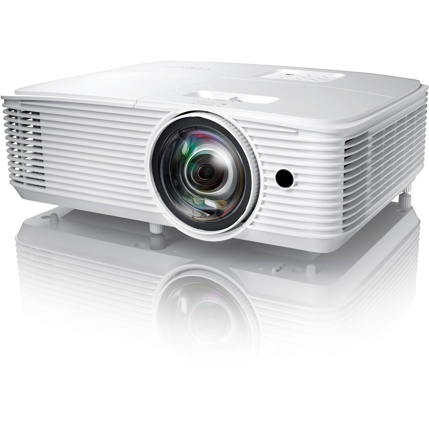 Optoma EH412STx 3D Short Throw DLP Projector - 16:9 - Portable - White