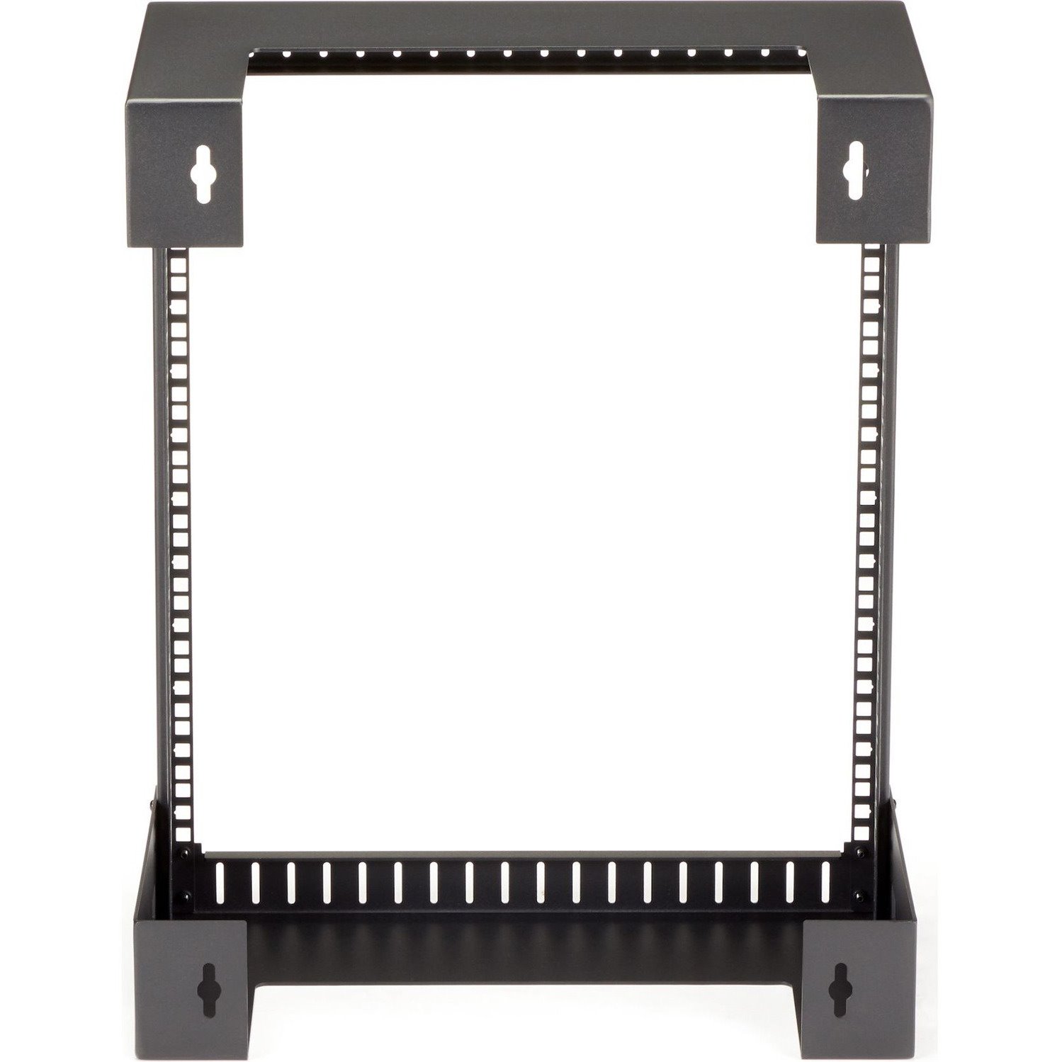 StarTech.com 2-Post 12U Heavy-Duty Wall-Mount Network Rack, 19" Open Frame Server Rack for Computer Equipment, Wall Mount Data Rack~