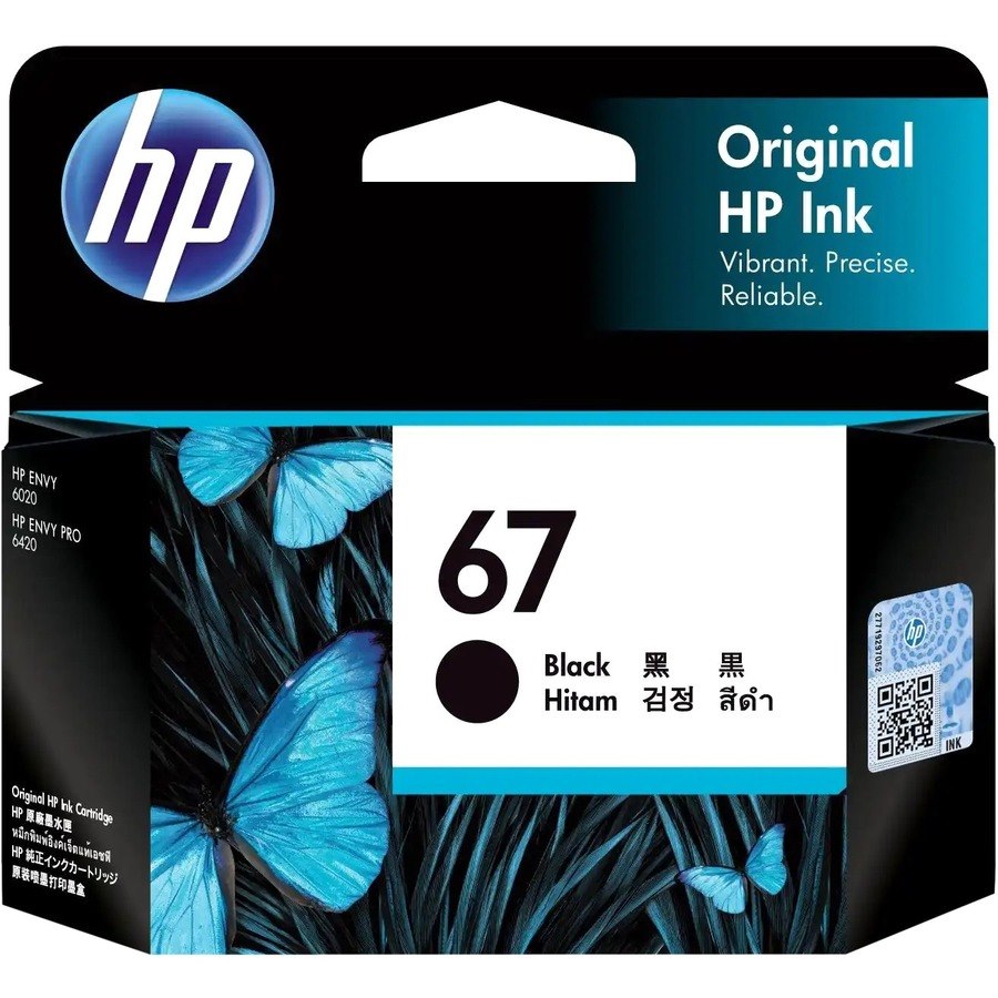 HP 67 Original Inkjet Ink Cartridge - Black Pack