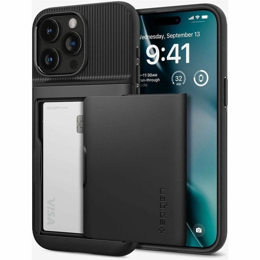 Spigen Ip15 Pro Slim Armor CS Black