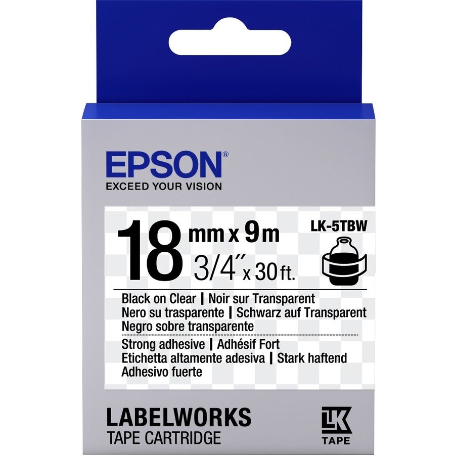 Epson LabelWorks LK-5TBW Label Tape