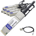 AddOn Cisco® Compatible TAA Compliant 40GBase-CU QSFP+ to 4xSFP+ Direct Attach Cable (Active Twinax, 1m)