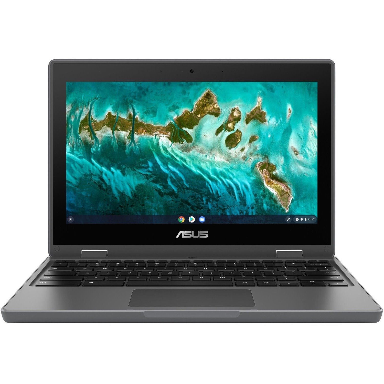 Asus Chromebook Flip CR1 CR1100FKA-YZ142T-S 11.6" Touchscreen Convertible Chromebook - HD - Intel Celeron N5100 - 4 GB - 32 GB Flash Memory - Dark Gray