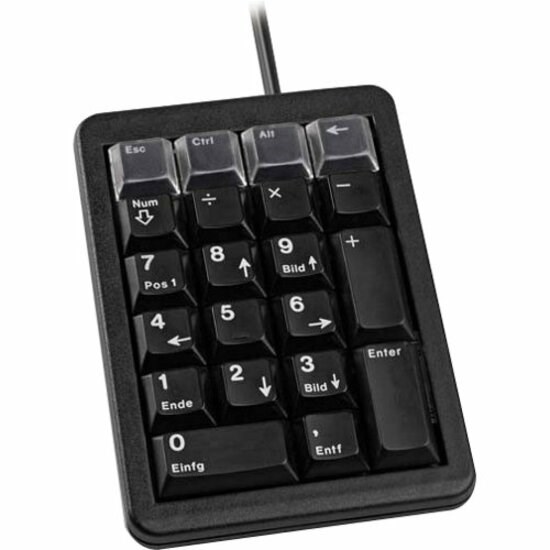 CHERRY G84-4700 Keypad - Cable Connectivity - USB Interface - French - Black