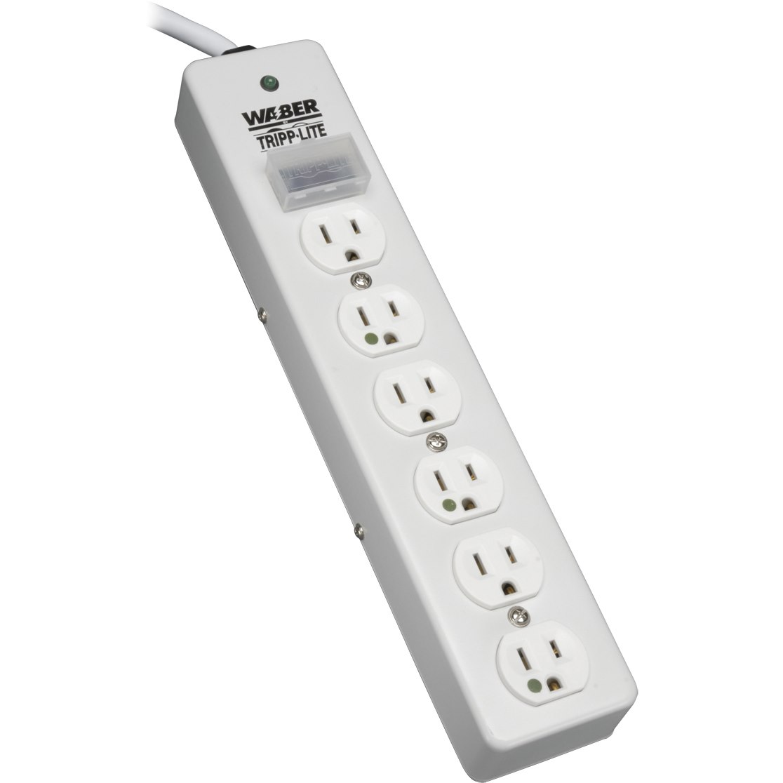 Eaton Tripp Lite Series Hospital-Grade Surge Protector with 6 Hospital-Grade Outlets, 10 ft. (3.05 m) Cord, 1050 Joules, UL 1363, Not for Patient-Care Rooms