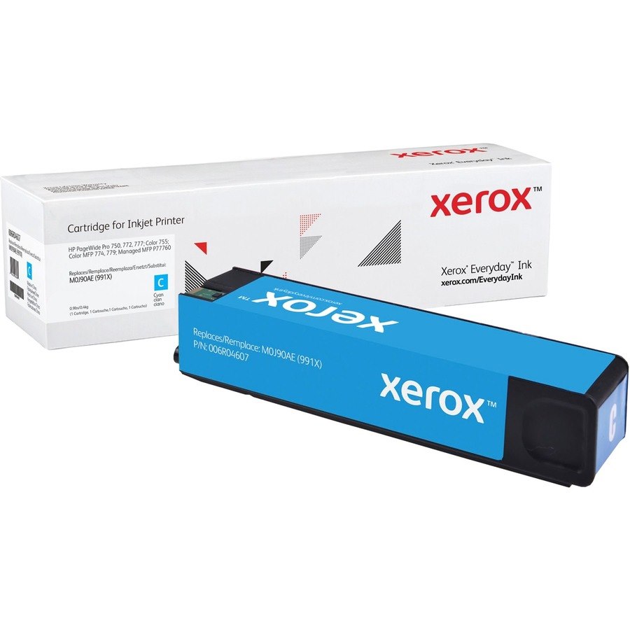 Xerox Everyday High Yield Inkjet Ink Cartridge 991X (M0J90AE) - Cyan Pack